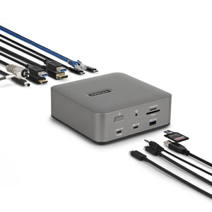 StarTech.com 215N-TB5USB4DOCK station d'accueil Avec fil Thunderbolt 5 Gris - Image 2