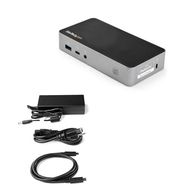StarTech.com DK30CHHPD station d'accueil Avec fil USB 3.2 Gen 1 (3.1 Gen 1) Type-C Noir, Argent - Image 10