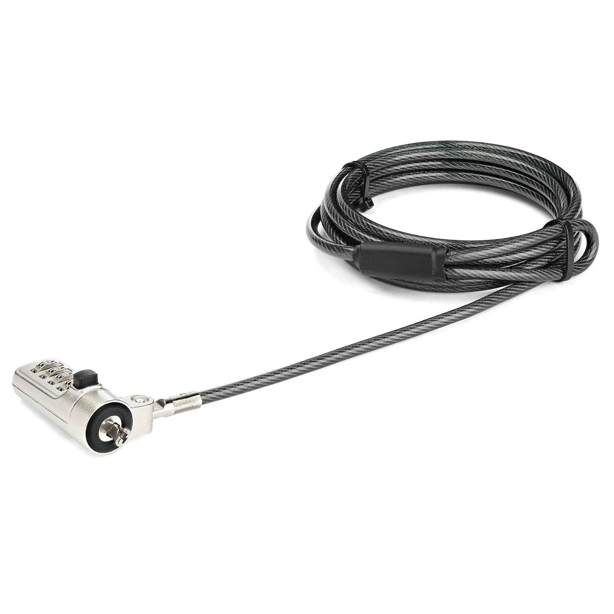 StarTech.com LTLOCKNBL câble antivol Noir, Argent 2,043 m - Image 1