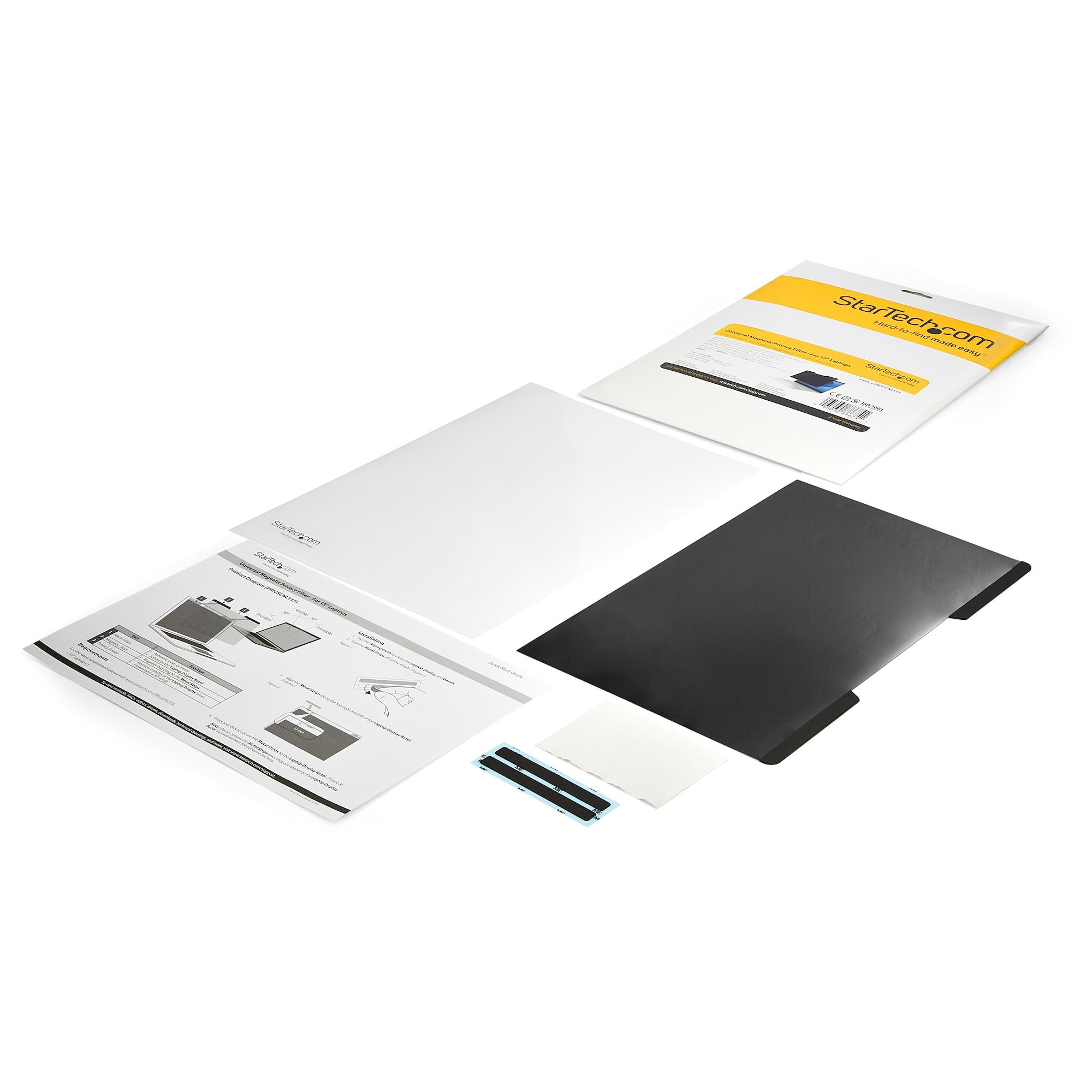 StarTech.com PRIVSCNLT15 filtre anti-reflets pour écran et filtre de confidentialité 38,1 cm (15") - Image 1