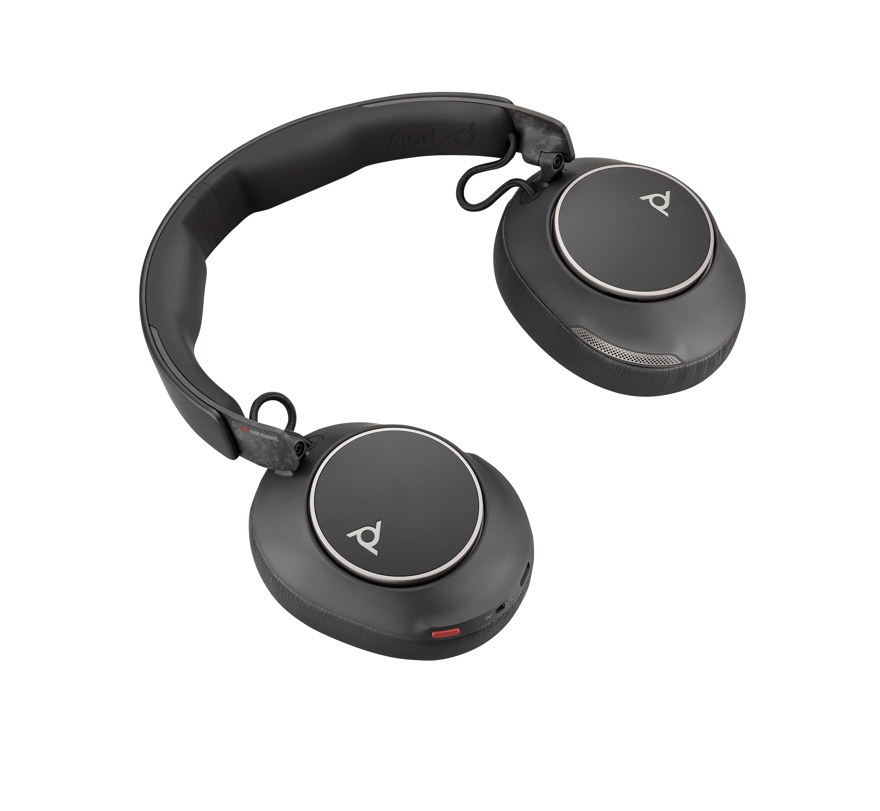 Poly Voyager Surround 80 UC USB-C Headset +USB-C/A Adapter Sans fil Arceau Musique/Quotidien USB Type-C Bluetooth Noir - Image 7