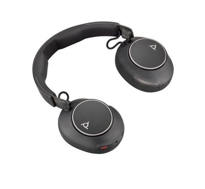Poly Voyager Surround 80 UC USB-C Headset +USB-C/A Adapter Sans fil Arceau Musique/Quotidien USB Type-C Bluetooth Noir - Image 7