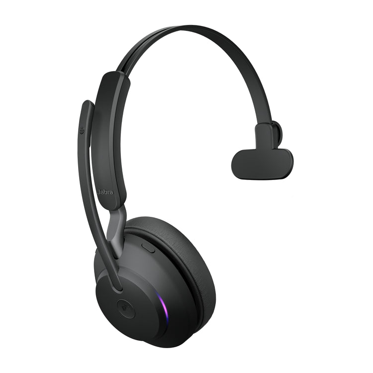 Jabra Evolve2 65 Casque Sans fil Arceau Bureau/Centre d'appels USB Type-A Bluetooth Socle de chargement Noir - Image 2