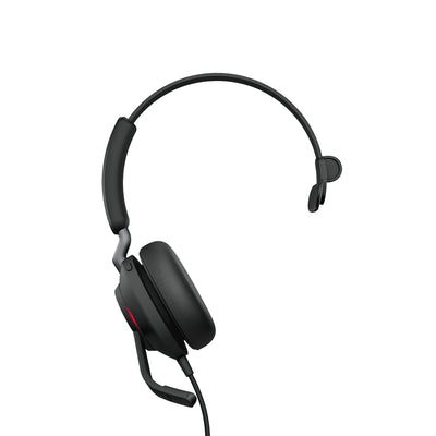 Jabra Evolve2 40 SE MS Mono Casque Avec fil Arceau Appels/Musique USB Type-C / USB Type-A Noir - Image 1