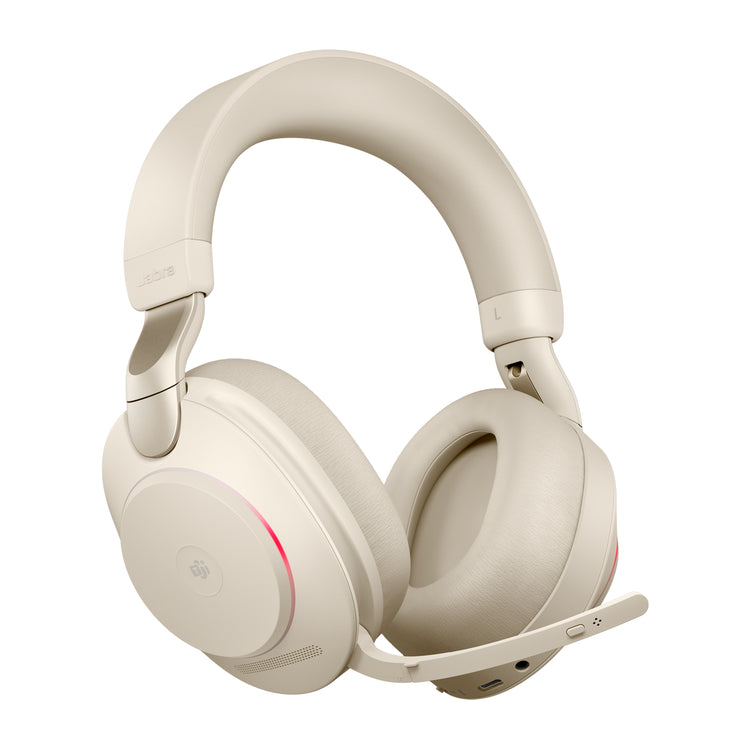 Jabra Evolve2 85 Casque Avec fil &sans fil Arceau Bureau/Centre d'appels USB Type-A Bluetooth Beige - Image 4