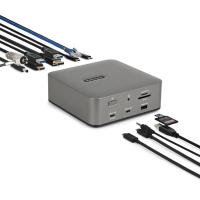 StarTech.com 215N-TB5USB4DOCK station d'accueil Avec fil Thunderbolt 5 Gris - Image 15
