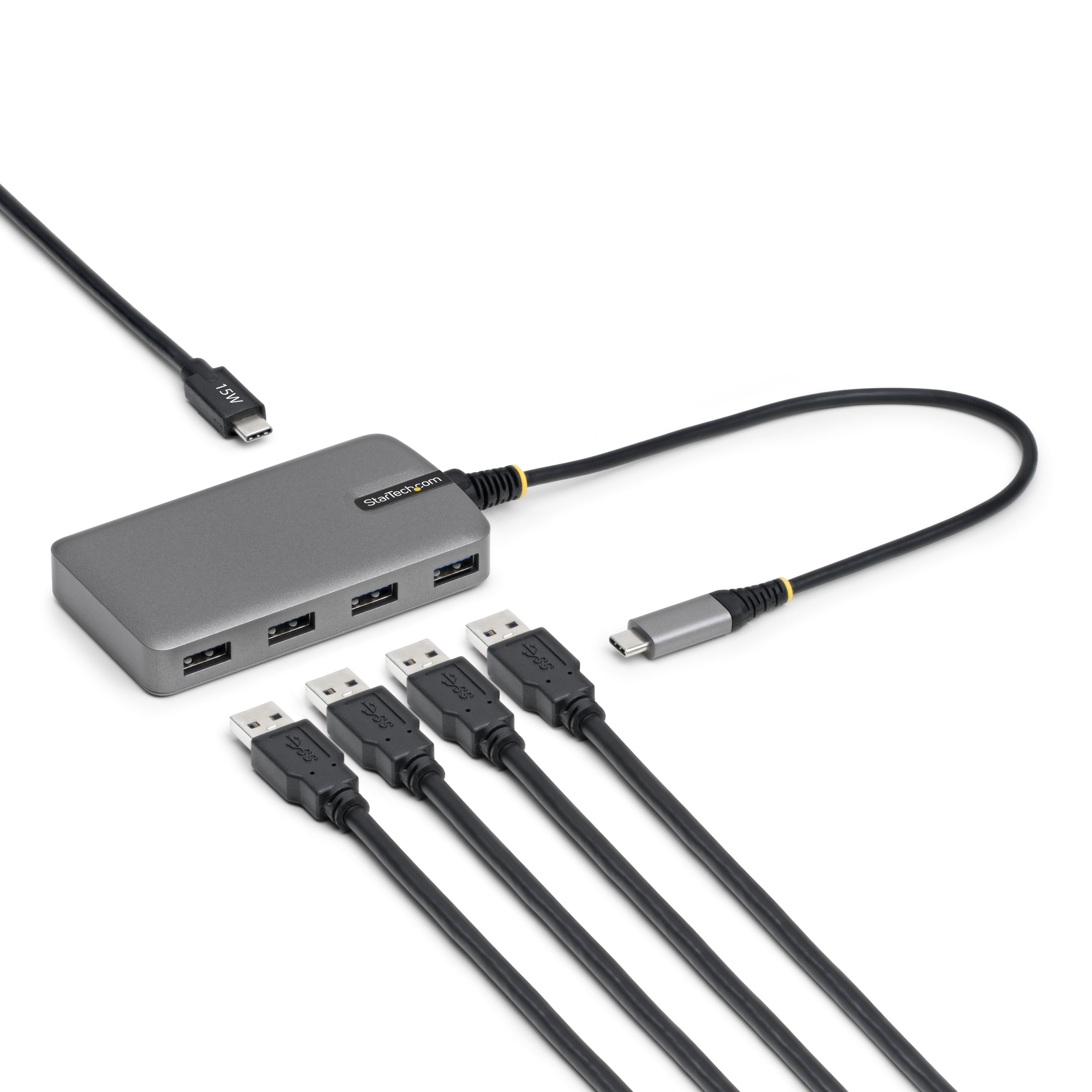 StarTech.com 5G4AC-USB-C-HUB hub & concentrateur USB 3.2 Gen 1 (3.1 Gen 1) Type-C 5000 Mbit/s Gris - Image 9