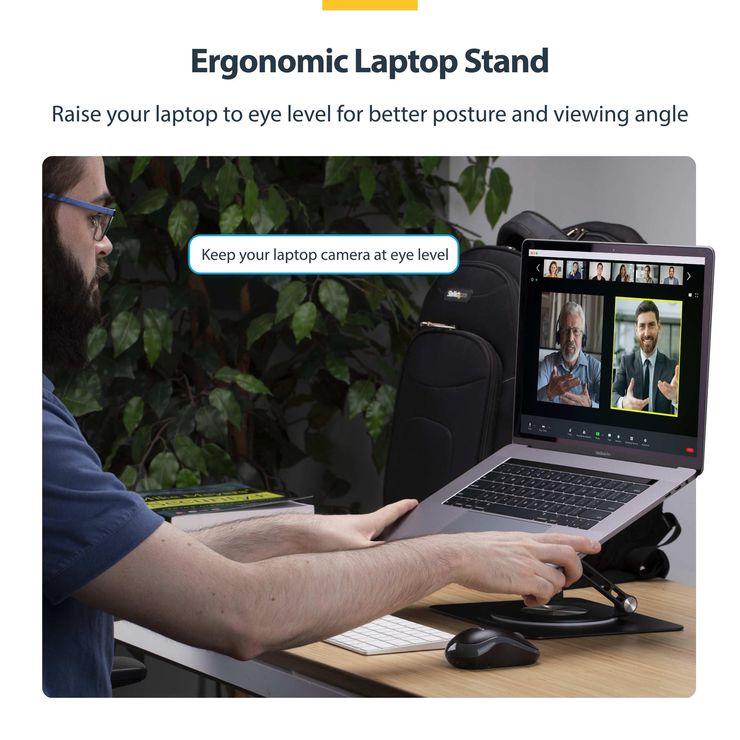 StarTech.com ATFR-LAPTOP-RISER Support de livres Supports de Laptop Argent - Image 9