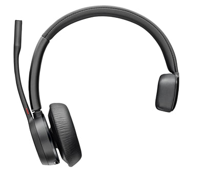 Poly Voyager 4310 Microsoft Teams Certified Headset +BT700 dongle +Charging Stand Sans fil Arceau Bureau/Centre d'appels USB Type-A Bluetooth Noir - Image 1
