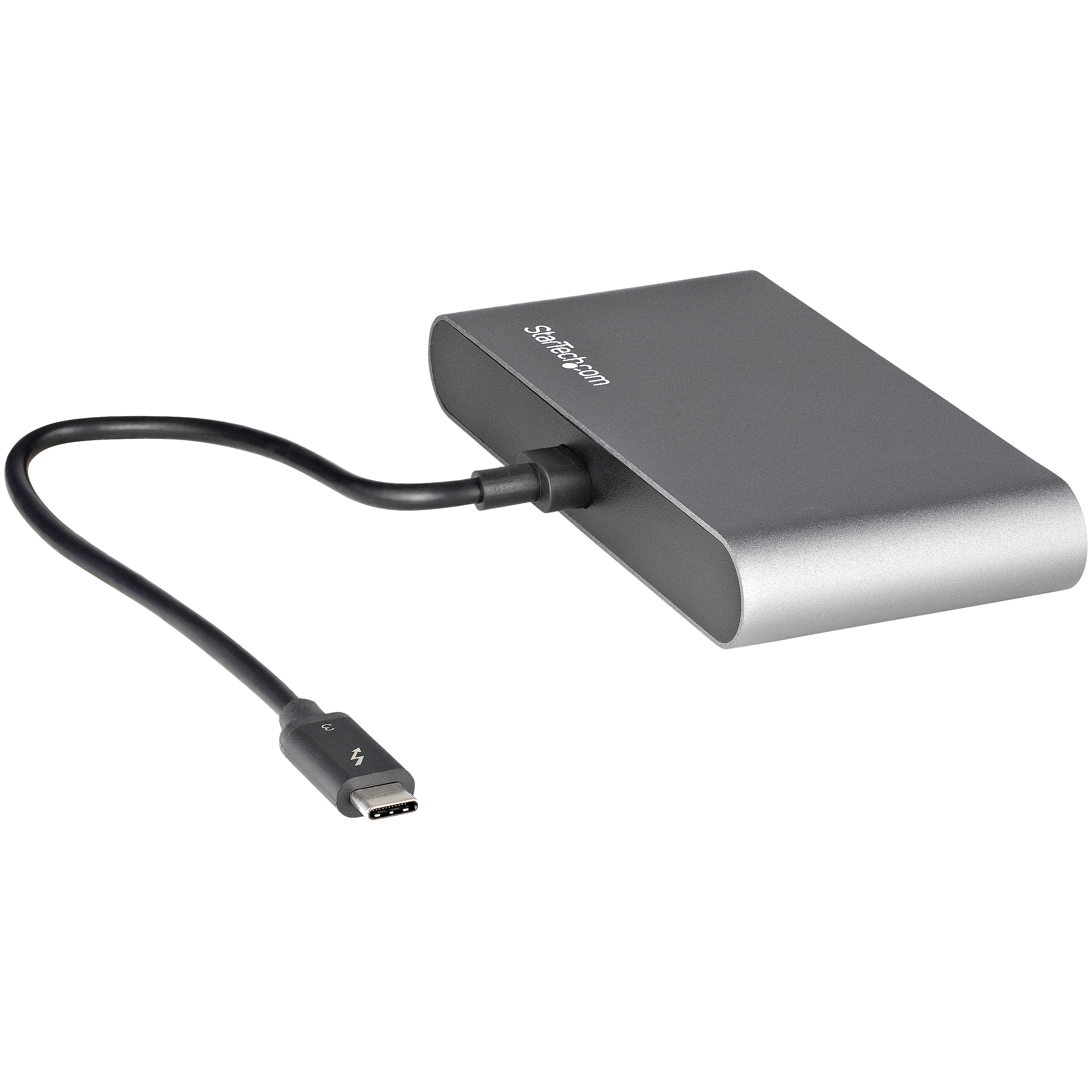StarTech.com TB3DKM2HDL station d'accueil Avec fil Gris - Image 2