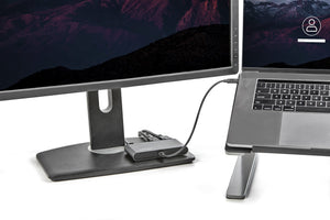 StarTech.com TB3DKM2DPL station d'accueil Avec fil Gris - Image 5