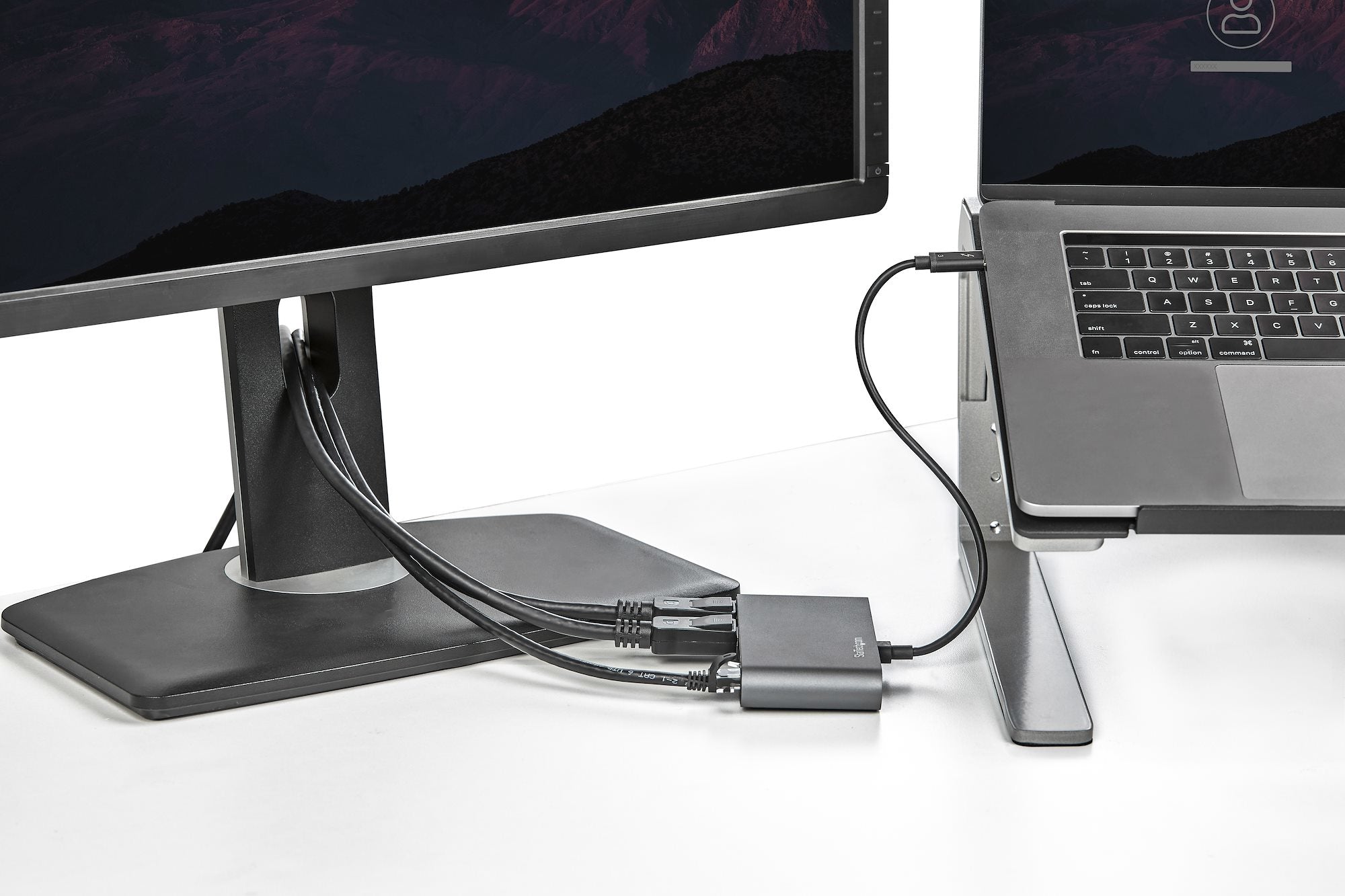 StarTech.com TB3DKM2DPL station d'accueil Avec fil Gris - Image 6