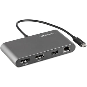 StarTech.com TB3DKM2DPL station d'accueil Avec fil Gris - Image 1