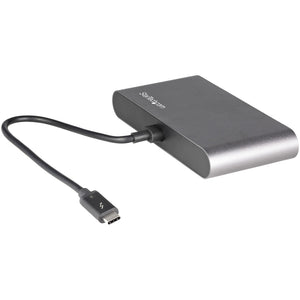 StarTech.com TB3DKM2DPL station d'accueil Avec fil Gris - Image 3