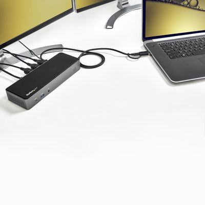 StarTech.com DK31C3HDPD station d'accueil Avec fil USB 3.2 Gen 2 (3.1 Gen 2) Type-C Noir, Gris - Image 11