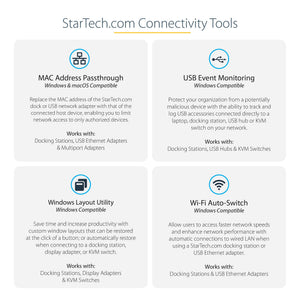 StarTech.com DKT31CHDVCM station d'accueil Avec fil USB 3.2 Gen 2 (3.1 Gen 2) Type-C Noir, Gris - Image 14