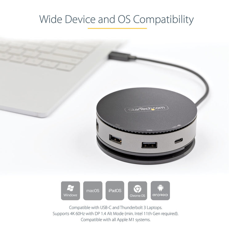 StarTech.com DKT31CHDVCM station d'accueil Avec fil USB 3.2 Gen 2 (3.1 Gen 2) Type-C Noir, Gris - Image 13
