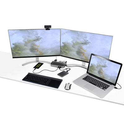 StarTech.com DK30A2DHU station d'accueil Avec fil USB 3.2 Gen 1 (3.1 Gen 1) Type-B Noir, Gris - Image 6