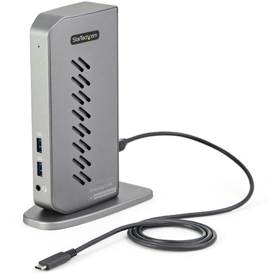 StarTech.com DK30A2DHU station d'accueil Avec fil USB 3.2 Gen 1 (3.1 Gen 1) Type-B Noir, Gris - Image 2
