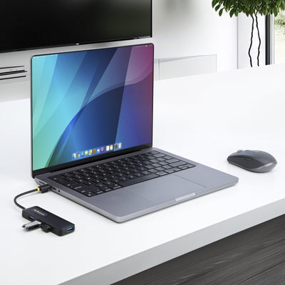 StarTech.com H5C4A-USB-HUB hub & concentrateur USB 3.2 Gen 1 (3.1 Gen 1) Type-C 5000 Mbit/s Noir - Image 11