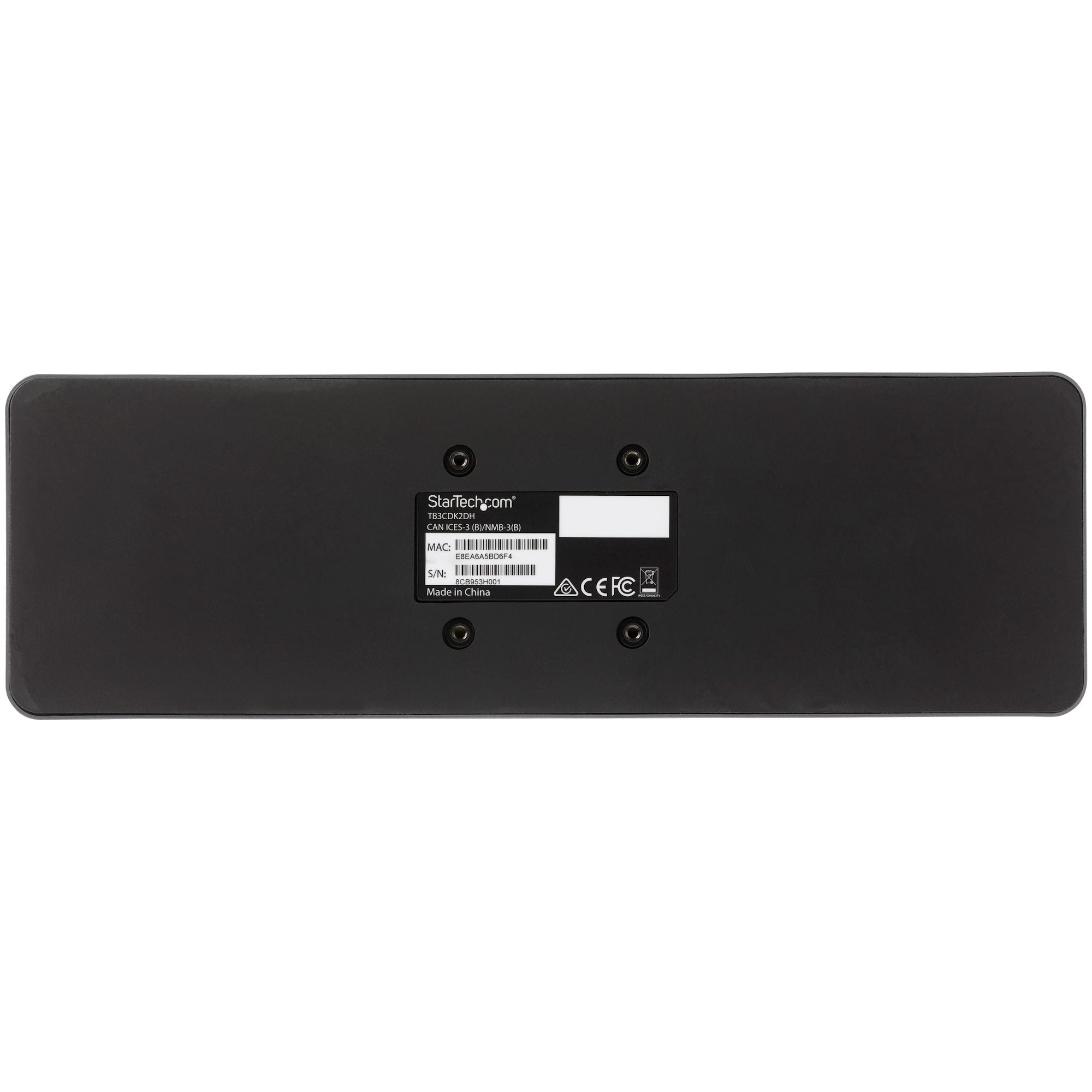 StarTech.com TB3CDK2DH station d'accueil Avec fil Thunderbolt 3 Noir, Argent - Image 6