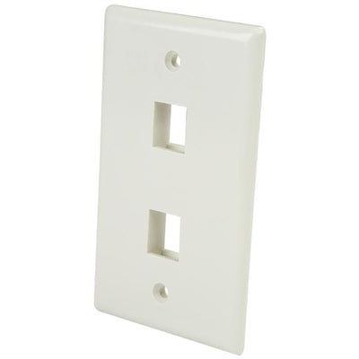 StarTech.com PLATE2WH Plaque de commutation et obturateur Blanc - Image 1