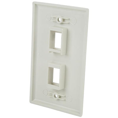 StarTech.com PLATE2WH Plaque de commutation et obturateur Blanc - Image 2