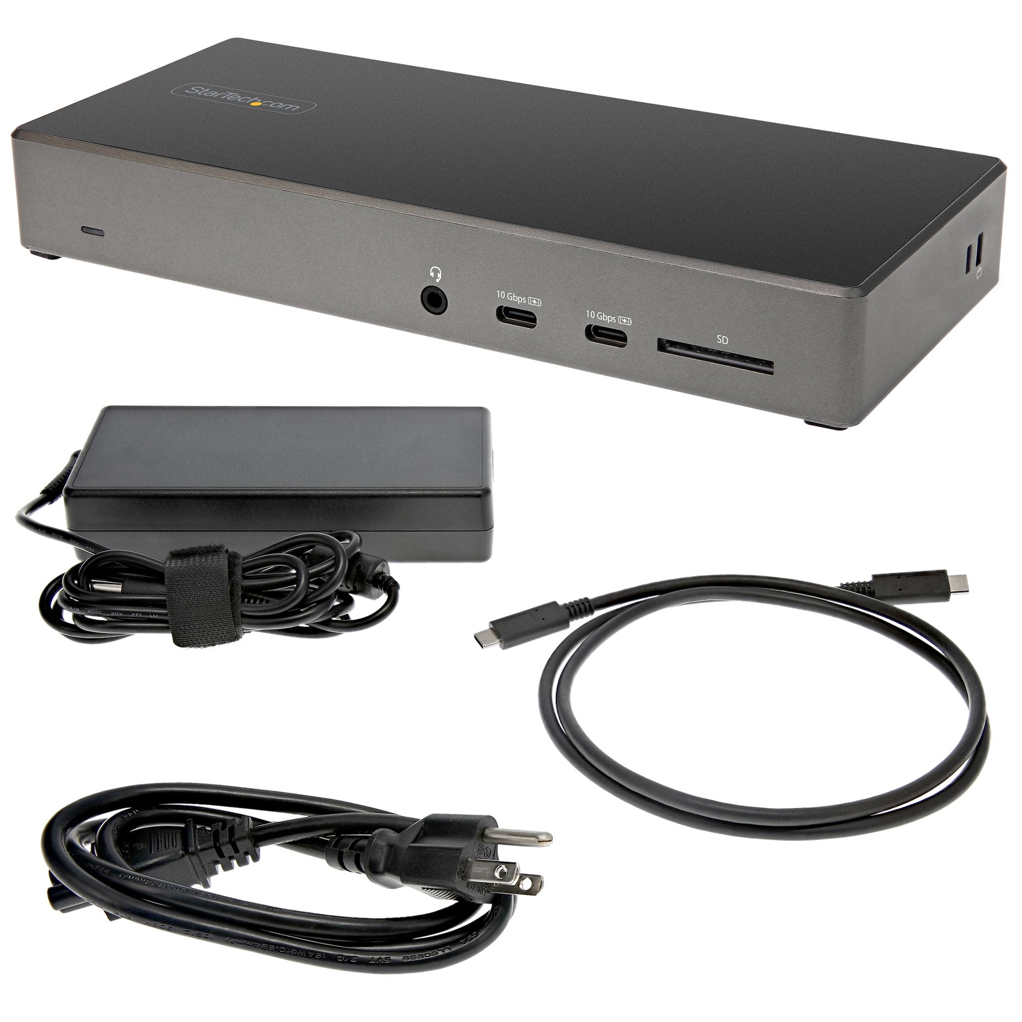 StarTech.com DK31C2DHSPD station d'accueil Avec fil USB 3.2 Gen 2 (3.1 Gen 2) Type-C Noir, Gris - Image 8