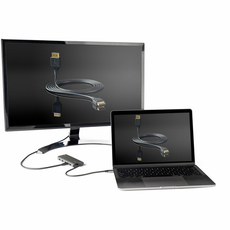 StarTech.com DKT31CMDPHPD station d'accueil Avec fil USB 3.2 Gen 1 (3.1 Gen 1) Type-C Noir, Argent - Image 9