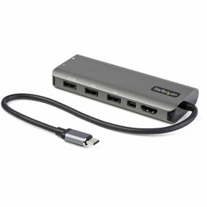 StarTech.com DKT31CMDPHPD station d'accueil Avec fil USB 3.2 Gen 1 (3.1 Gen 1) Type-C Noir, Argent - Image 1