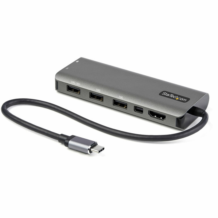 StarTech.com DKT31CMDPHPD station d'accueil Avec fil USB 3.2 Gen 1 (3.1 Gen 1) Type-C Noir, Argent - Image 1
