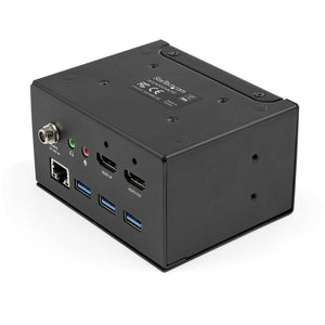 StarTech.com KITBXDOCKPNA Passerelle de conférence audio AV 3840 x 2160 pixels Ethernet/LAN Noir - Image 2