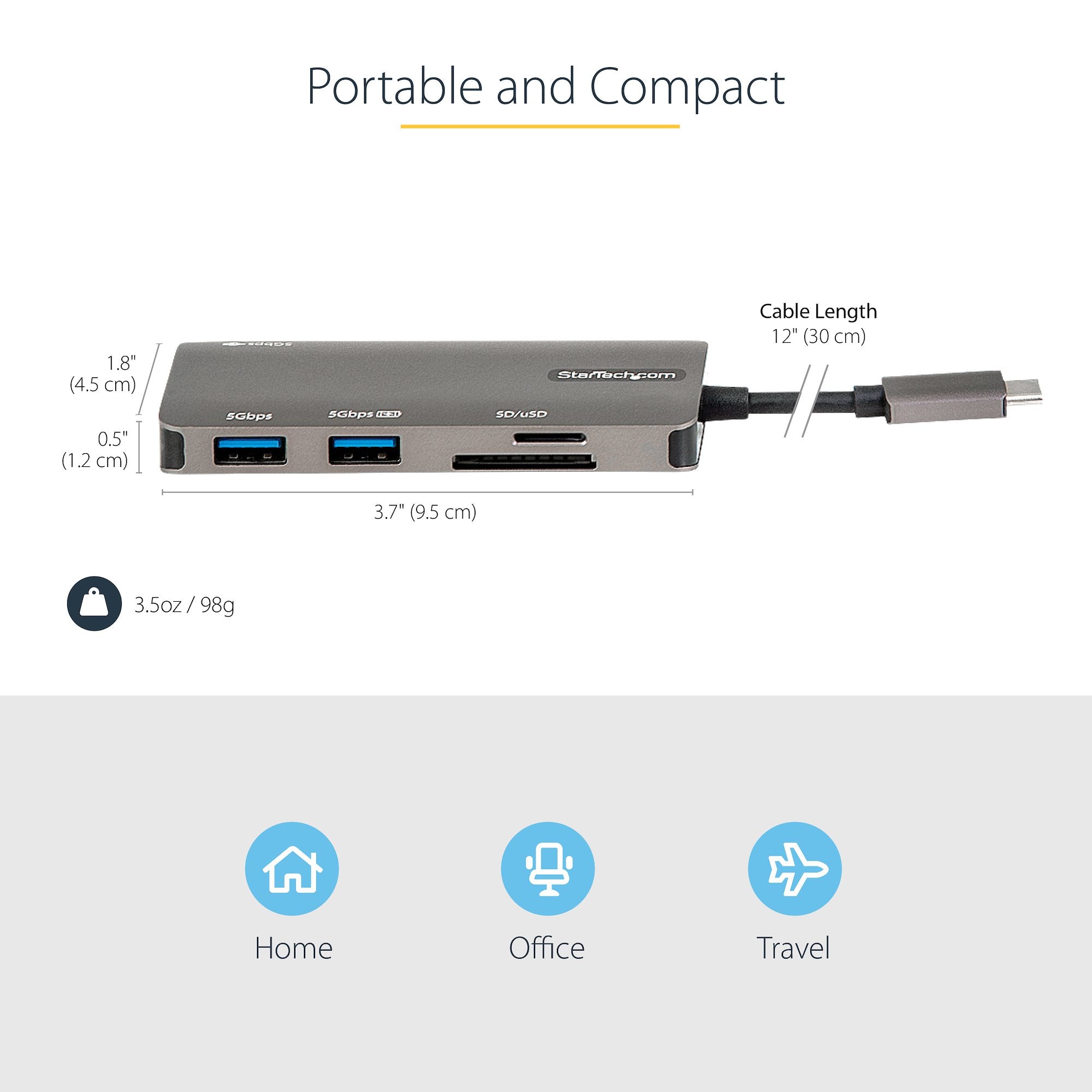 StarTech.com DKT30CHSDPD station d'accueil Avec fil Gris - Image 9