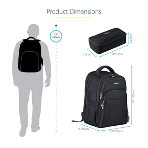 StarTech.com NTBKBAG156 sacoche d'ordinateurs portables 39,6 cm (15.6") Noir - Image 18