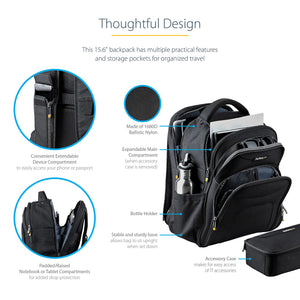 StarTech.com NTBKBAG156 sacoche d'ordinateurs portables 39,6 cm (15.6") Noir - Image 14