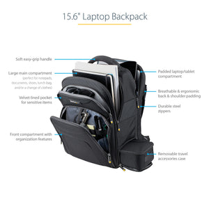 StarTech.com NTBKBAG156 sacoche d'ordinateurs portables 39,6 cm (15.6") Noir - Image 12