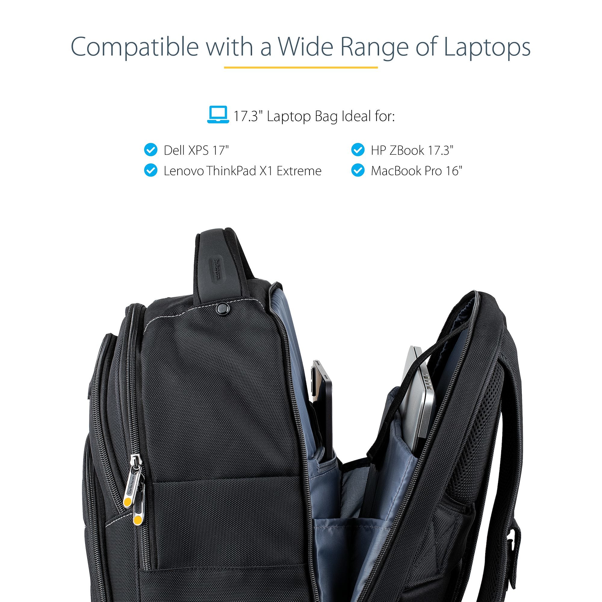 StarTech.com NTBKBAG173 sacoche d'ordinateurs portables 43,9 cm (17.3") Noir - Image 17