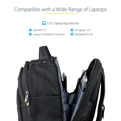 StarTech.com NTBKBAG173 sacoche d'ordinateurs portables 43,9 cm (17.3") Noir - Image 17