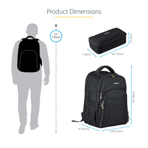 StarTech.com NTBKBAG173 sacoche d'ordinateurs portables 43,9 cm (17.3") Noir - Image 18