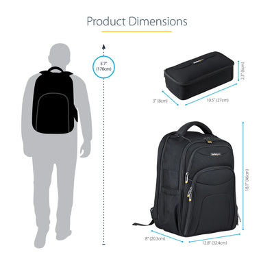 StarTech.com NTBKBAG173 sacoche d'ordinateurs portables 43,9 cm (17.3") Noir - Image 18