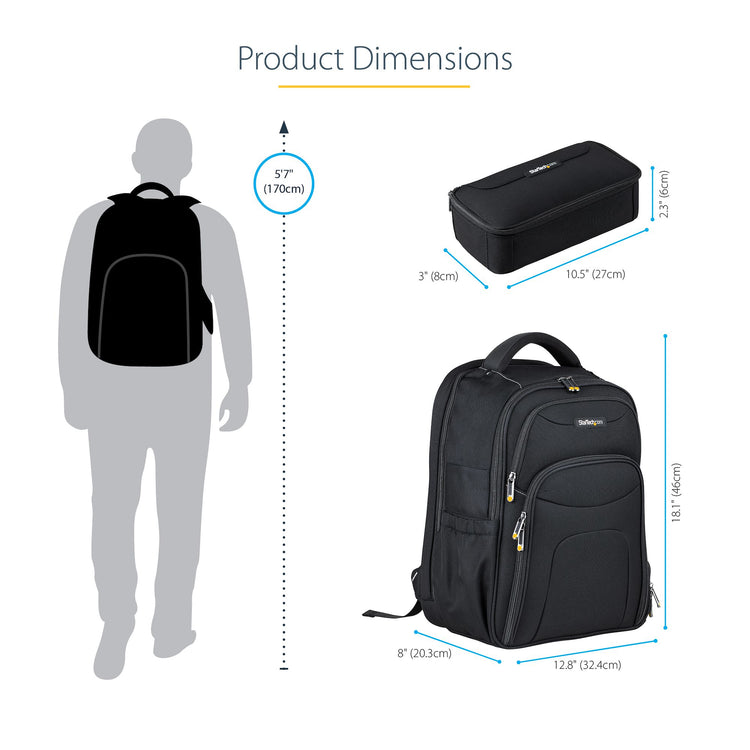 StarTech.com NTBKBAG173 sacoche d'ordinateurs portables 43,9 cm (17.3") Noir - Image 18