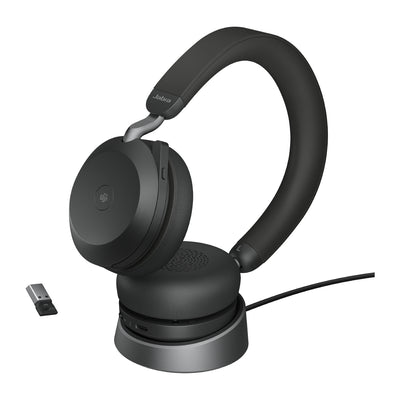 Jabra Evolve2 75 Casque Sans fil Arceau Bureau/Centre d'appels Bluetooth Socle de chargement Noir - Image 4