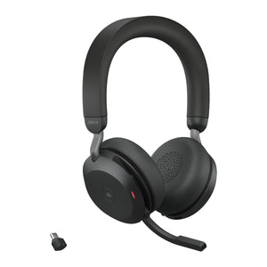 Jabra Evolve2 75 Casque Avec fil &sans fil Arceau Appels/Musique USB Type-C Bluetooth Socle de chargement Noir - Image 3