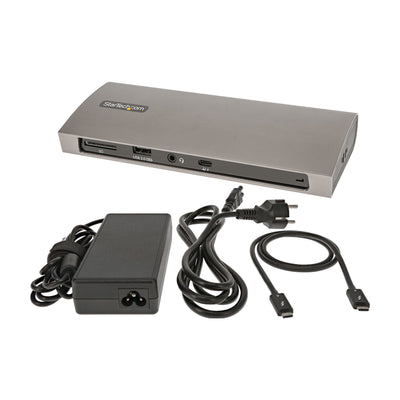 StarTech.com TB4CDOCK station d'accueil Avec fil Thunderbolt 4 Noir, Gris - Image 7
