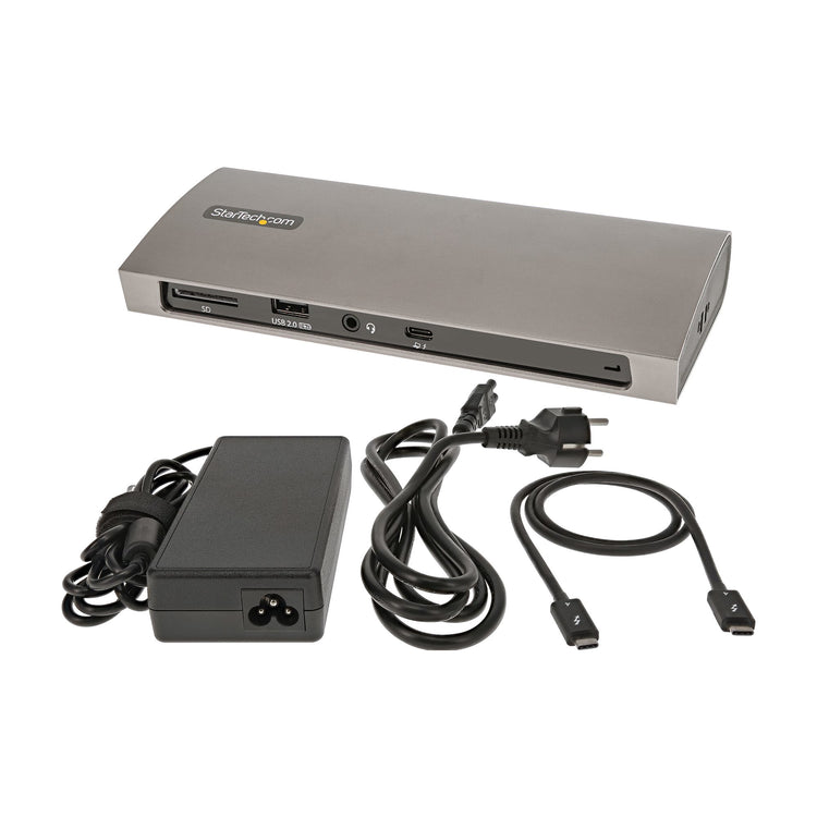 StarTech.com TB4CDOCK station d'accueil Avec fil Thunderbolt 4 Noir, Gris - Image 7