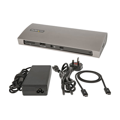 StarTech.com TB4CDOCK station d'accueil Avec fil Thunderbolt 4 Noir, Gris - Image 9