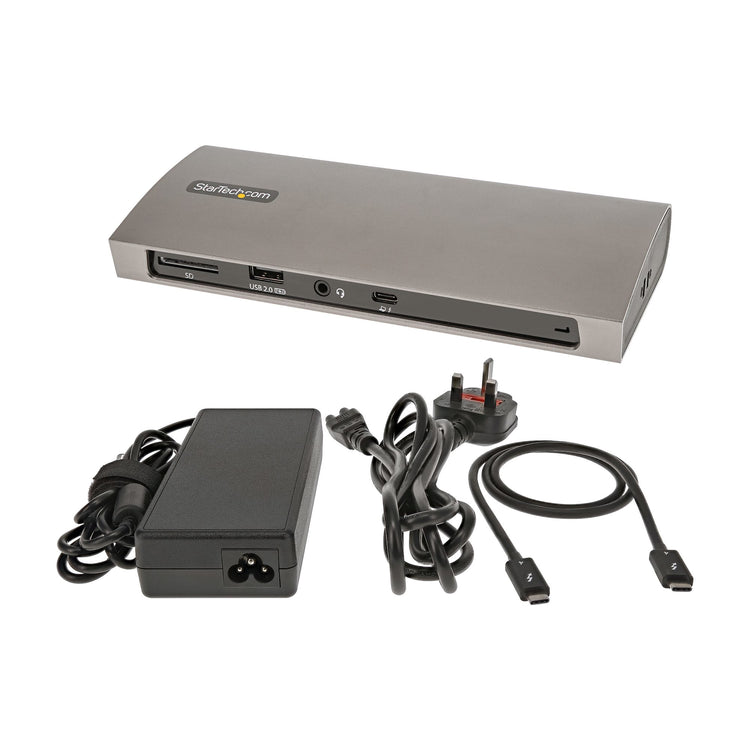StarTech.com TB4CDOCK station d'accueil Avec fil Thunderbolt 4 Noir, Gris - Image 9