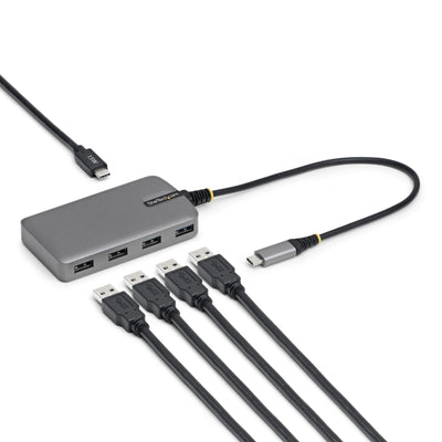StarTech.com 5G4AC-USB-C-HUB hub & concentrateur USB 3.2 Gen 1 (3.1 Gen 1) Type-C 5000 Mbit/s Gris - Image 1