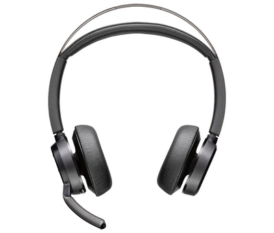 Poly Voyager Focus 2 USB-C-C Headset +USB-C/A Adapter +Charging Stand Sans fil Arceau Business/Everyday Bluetooth Socle de chargement Noir - Image 1