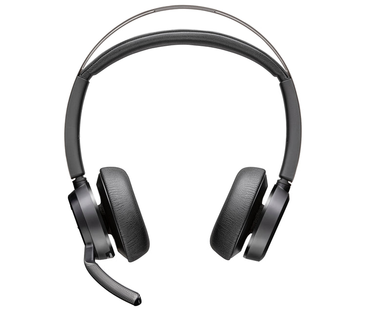 Poly Voyager Focus 2 USB-C-C Headset +USB-C/A Adapter Sans fil Arceau Bureau/Centre d'appels USB Type-C Bluetooth Noir - Image 1